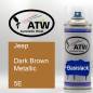 Preview: Jeep, Dark Brown Metallic, 5E: 400ml Sprühdose, von ATW Autoteile West.